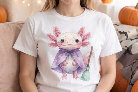 Sublimation Witchy Wizard Pastel Goth Axolotls Sublimation artnoy 