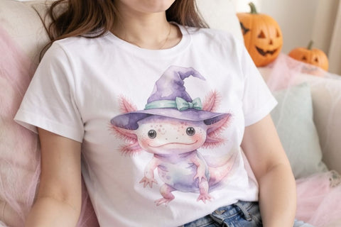 Sublimation Witchy Wizard Pastel Goth Axolotls Sublimation artnoy 