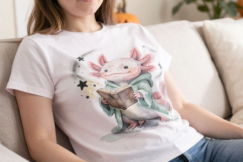 Sublimation Witchy Wizard Pastel Goth Axolotls Sublimation artnoy 