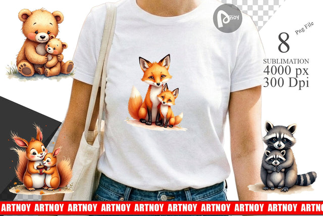Sublimation Woodland Babies Sublimation artnoy 