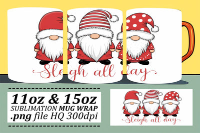 Sublimation wraps, create personalized drinkware! , Xmas Sublimation afrosvg 