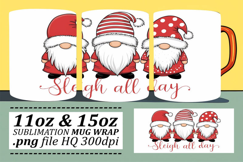 Sublimation wraps, create personalized drinkware! , Xmas Sublimation afrosvg 