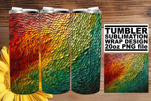 Sublime 3D Tumbler Patterns: Wrap Delight Sublimation afrosvg 