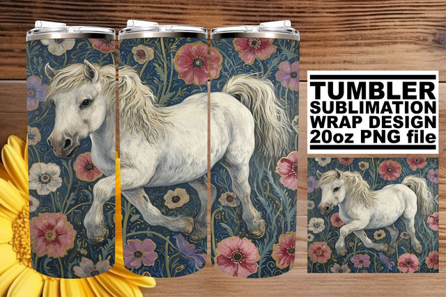 Sublime Springtime Tumbler Sublimation - 20oz Sublimation afrosvg 