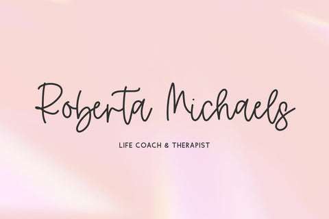 Sublimity Script Font Beck McCormick 