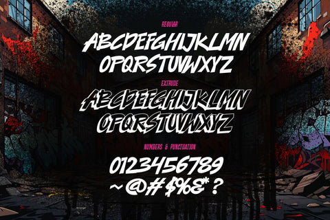 Subway Ripple - A thin Layered Graffiti Font Font Mozzatype 