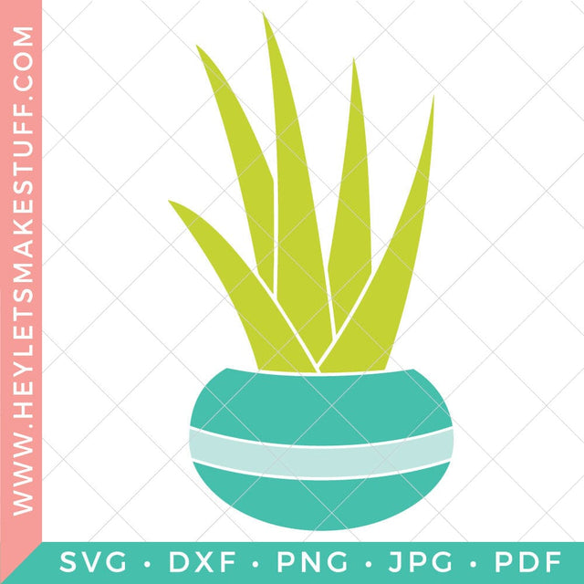 Succulent #2 SVG Hey Let's Make Stuff 