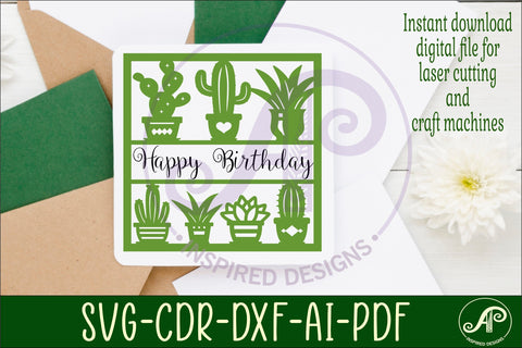 Succulent, Cactus lovers theme named wall sign or card SVG APInspireddesigns 