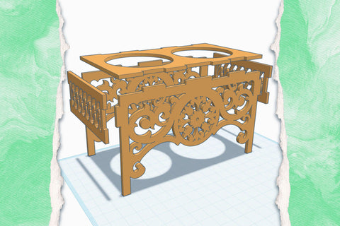 Succulent Plant Stand SVG Laser cut files SVG Angel on Empire 