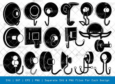 Suction Cup Hooks Svg Cricut Cut Files Png Bundle, SB01121 SVG ETC Craft 