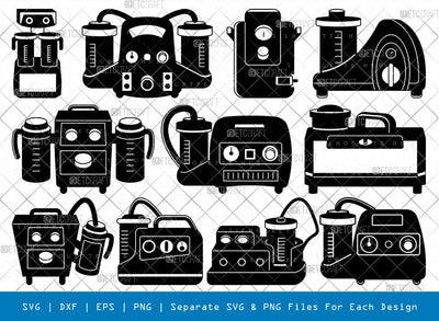 Suction Machine Svg Cricut Cut Files Png Bundle, SB01122 SVG ETC Craft 