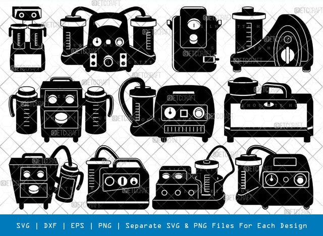 Suction Machine Svg Cricut Cut Files Png Bundle, SB01122 SVG ETC Craft 