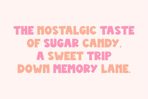 Sugar Candy - Bold Quirky Font Font Masyafi Studio 