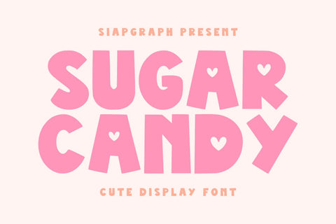 Sugar Candy - Bold Quirky Font Font Masyafi Studio 