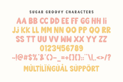 Sugar Groovy - Retro Groovy Font Font Masyafi Studio 