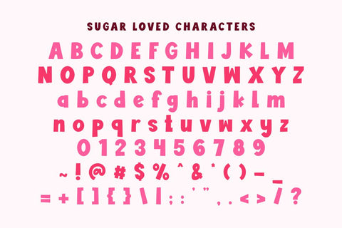Sugar Loved - Adorable Quirky Display Font Font Masyafi Studio 