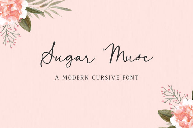 Sugar Muse Script Font Beck McCormick 
