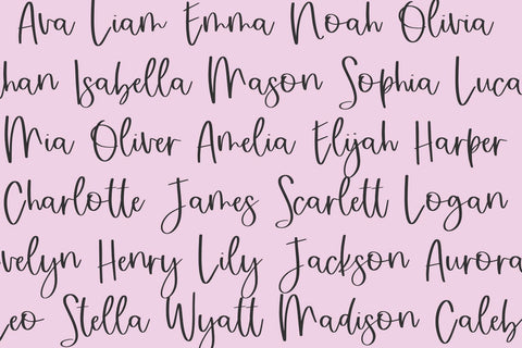 Sugar Plum Fairy Script Font Beck McCormick 