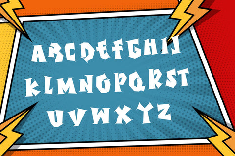 Sugar Pop - 3D layered Comic Display Font Font Mozzatype 