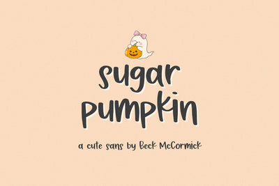 Sugar Pumpkin Sans Font Beck McCormick 