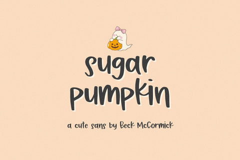 Sugar Pumpkin Sans Font Beck McCormick 