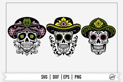 Sugar skulls SVG file SVG Boertiek 