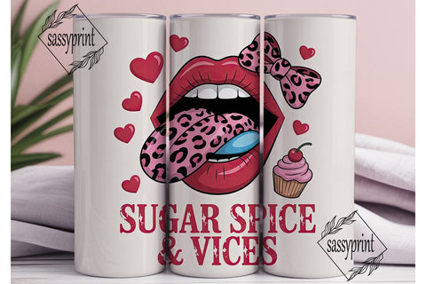Sugar Spice & Vice Tumbler Wrap Sublimation sassyprint 