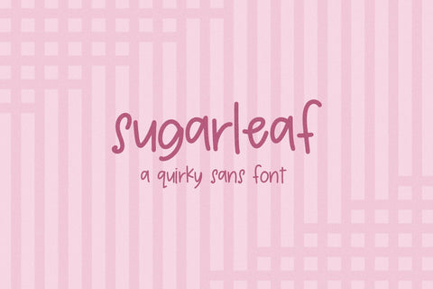 Sugarleaf Sans Font Beck McCormick 