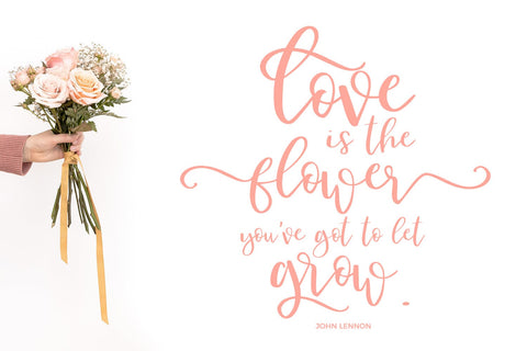 Sugarlove Calligraphy Font Font Beck McCormick 