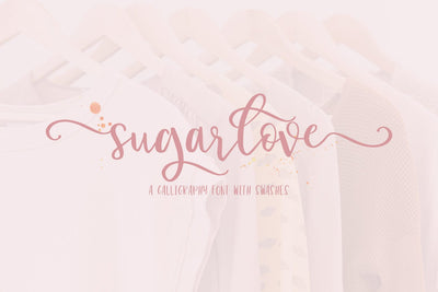 Sugarlove Calligraphy Font Font Beck McCormick 