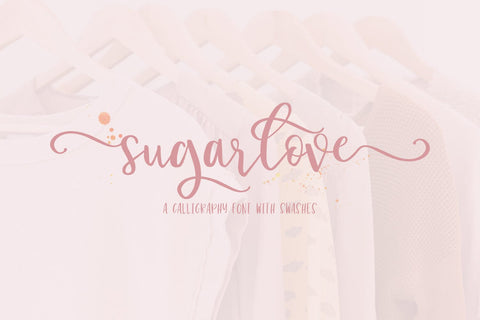 Sugarlove Calligraphy Font Font Beck McCormick 