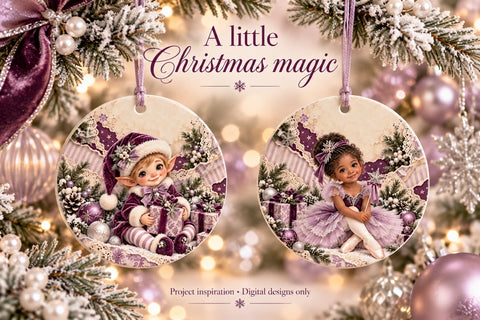 Sugarplum Ornament Sublimation PNGs Sublimation BijouBay 