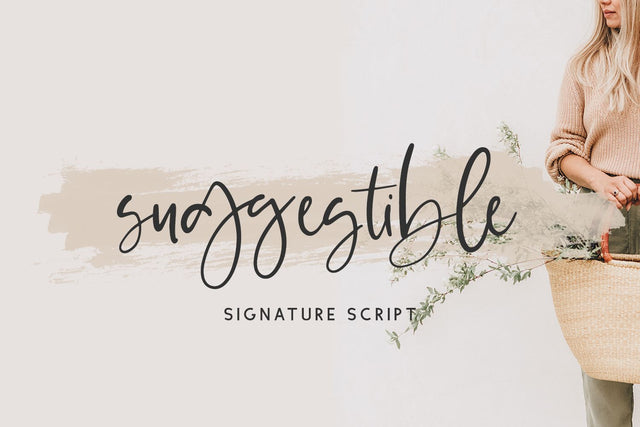 Suggestible Script Font Beck McCormick 