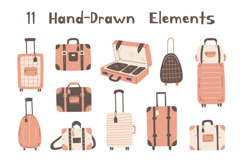 Suitcase & Travel Luggage Sublimation Rin Green 