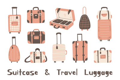 Suitcase & Travel Luggage Sublimation Rin Green 