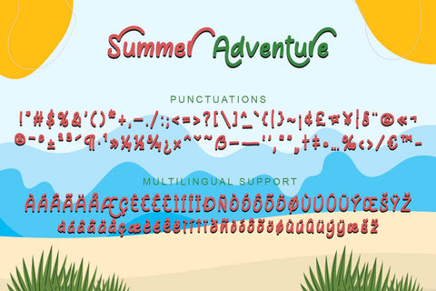 Summer Adventure Font Prasetya Letter 