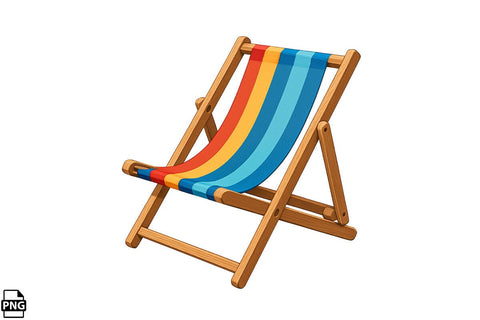 Summer Beach Chair PNG Clipart Bundle Printable File Sublimation Creativedesigntee 