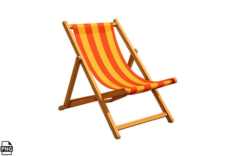 Summer Beach Chair PNG Clipart Bundle Printable File Sublimation Creativedesigntee 