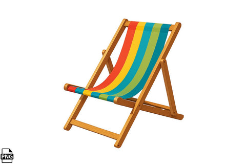Summer Beach Chair PNG Clipart Bundle Printable File Sublimation Creativedesigntee 