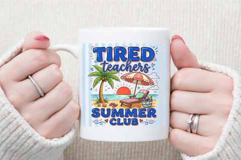 Summer Beach Chair Teacher PNG Sublimation designartist 