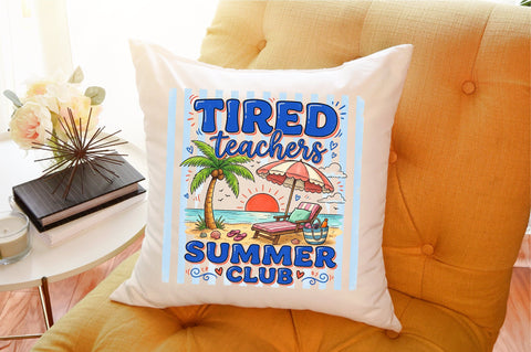 Summer Beach Chair Teacher PNG Sublimation designartist 