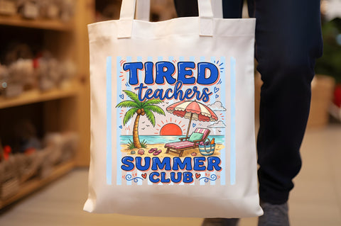 Summer Beach Chair Teacher PNG Sublimation designartist 