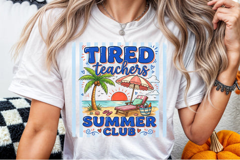 Summer Beach Chair Teacher PNG Sublimation designartist 