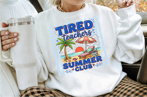 Summer Beach Chair Teacher PNG Sublimation designartist 