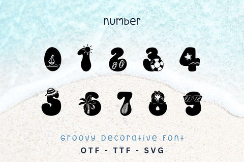 Summer Beach - Display Font Font AnningArts Design 