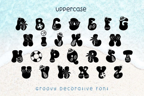 Summer Beach - Display Font Font AnningArts Design 