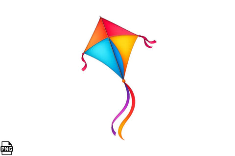 Summer Beach kite PNG Clipart bundle Printable File Sublimation Creativedesigntee 