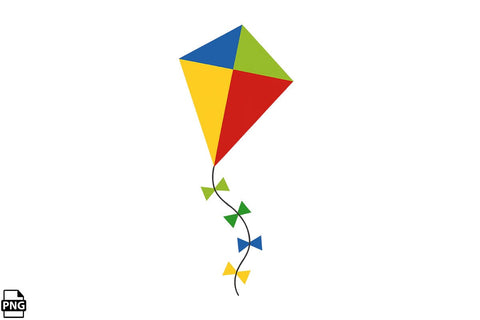 Summer Beach kite PNG Clipart bundle Printable File Sublimation Creativedesigntee 