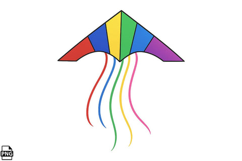 Summer Beach kite PNG Clipart bundle Printable File Sublimation Creativedesigntee 