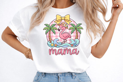 Summer Beach Mama Sublimation PaperPrintSVG 